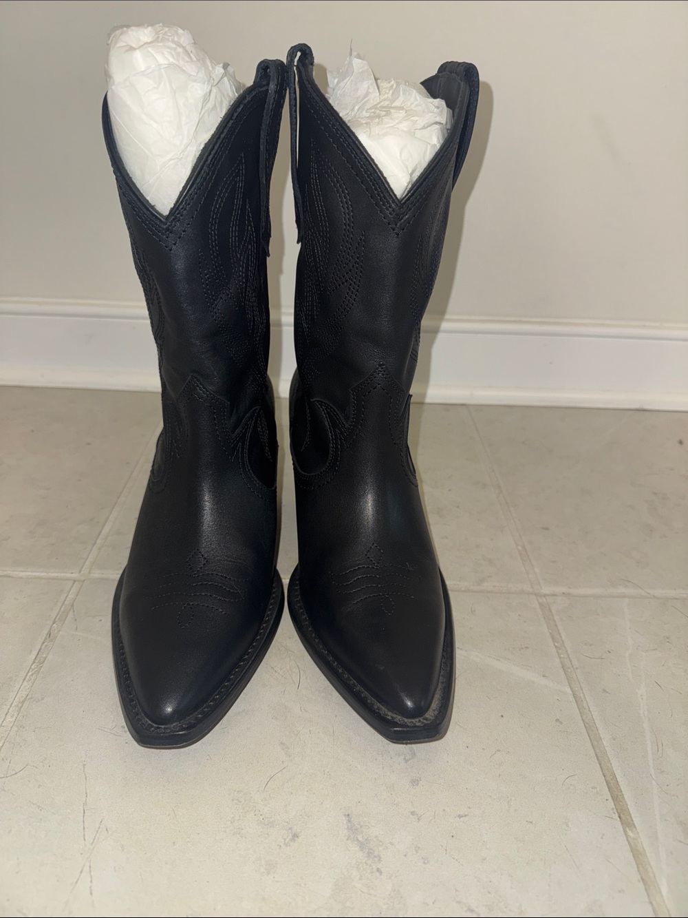 Thursday Boot Company Sierra Black Heeled Boots 9.5